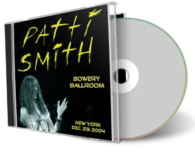 Artwork Cover of Patti Smith 2004-12-29 CD New York City Soundboard