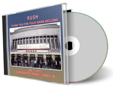 Artwork Cover of Rush 1977-06-04 CD London Audience