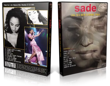 Artwork Cover of Sade 1984-10-22 DVD Munich Proshot