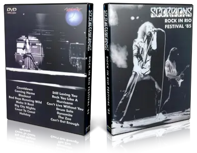 Artwork Cover of Scorpions 1985-01-15 DVD Rio De Janeiro Proshot