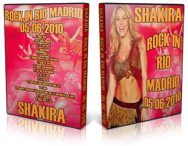 Artwork Cover of Shakira 2010-06-05 DVD Madrid Proshot
