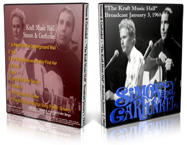 Artwork Cover of Simon and Garfunkel 1968-01-03 DVD NBC Proshot