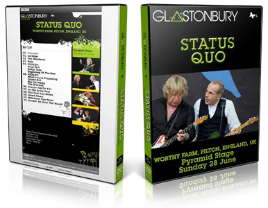Artwork Cover of Status Quo 2009-06-28 DVD Glastonbury Proshot