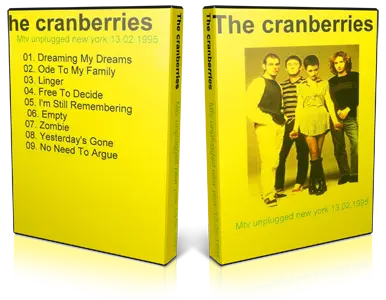 Artwork Cover of The Cranberries 1995-02-13 DVD New York City Proshot