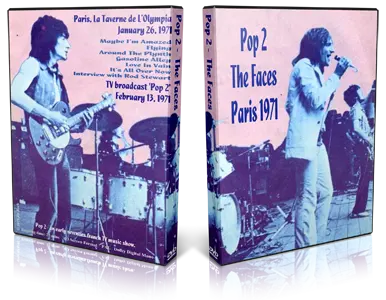 Artwork Cover of The Faces 1971-01-26 DVD Paris Proshot