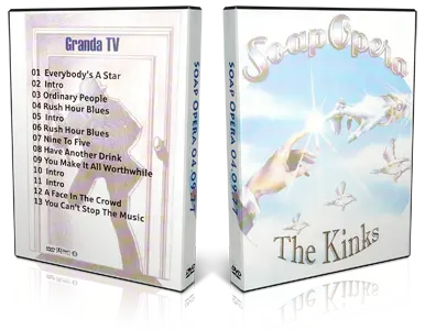 Artwork Cover of The Kinks 1974-07-25 DVD Manchester Proshot