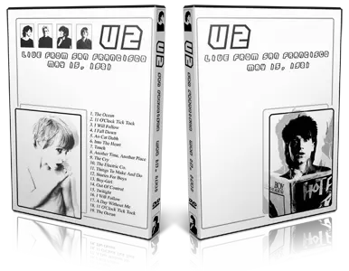 Artwork Cover of U2 1981-05-15 DVD San Francisco Proshot