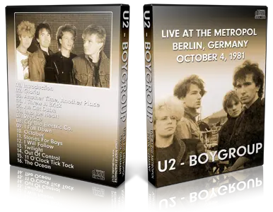 Artwork Cover of U2 1981-11-04 DVD Berlin Proshot