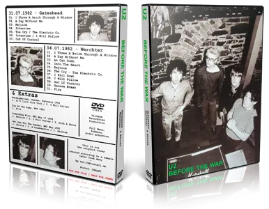 Artwork Cover of U2 1982-07-31 DVD Gateshead Proshot