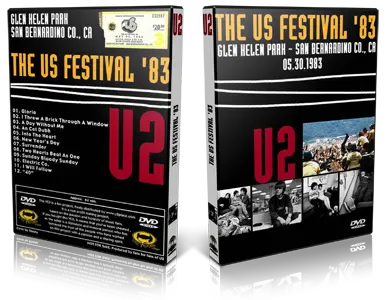 Artwork Cover of U2 1983-05-30 DVD Devore Proshot