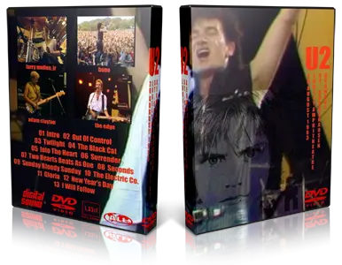 Artwork Cover of U2 1983-08-20 DVD Loreley Proshot