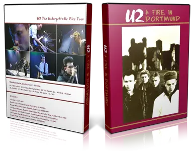 Artwork Cover of U2 1984-11-21 DVD Dortmund Proshot