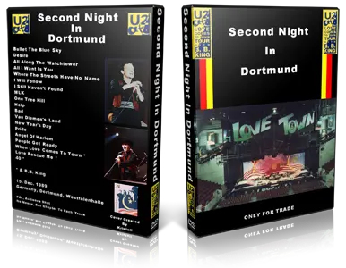 Artwork Cover of U2 1989-12-15 DVD Dortmund Audience