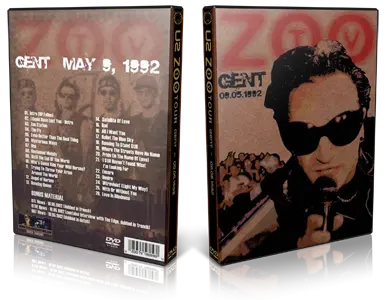 Artwork Cover of U2 1992-05-09 DVD Gent Audience