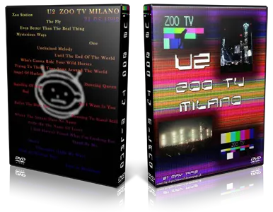 Artwork Cover of U2 1992-05-21 DVD Milan Audience