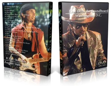 Artwork Cover of U2 1992-08-16 DVD Washington Proshot