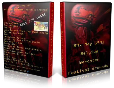 Artwork Cover of U2 1993-05-29 DVD Werchter Audience