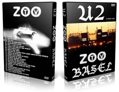 Artwork Cover of U2 1993-06-30 DVD Basel Proshot