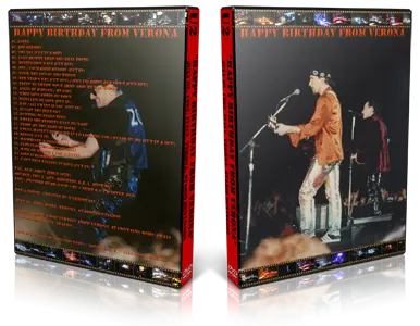 Artwork Cover of U2 1993-07-02 DVD Verona Audience