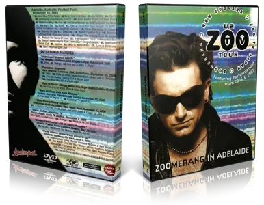 Artwork Cover of U2 1993-11-16 DVD Adelaide Proshot