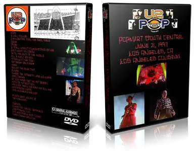 Artwork Cover of U2 1997-06-21 DVD Los Angeles Audience