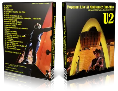 Artwork Cover of U2 1997-06-25 DVD Madison Audience