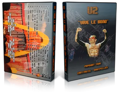 Artwork Cover of U2 1997-09-15 DVD Montpellier Audience