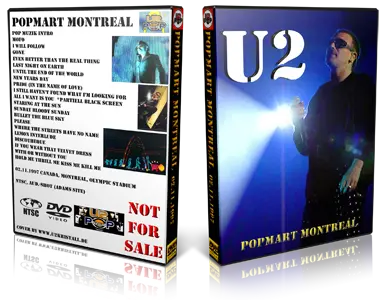 Artwork Cover of U2 1997-11-02 DVD Montreal Audience