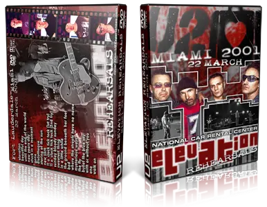 Artwork Cover of U2 2001-03-22 DVD Miami Proshot