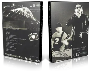 Artwork Cover of U2 2001-08-03 DVD Arnhem Audience