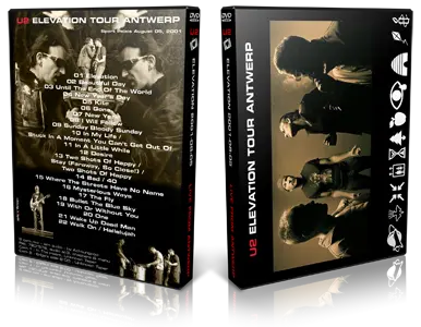 Artwork Cover of U2 2001-08-05 DVD Antwerp Audience