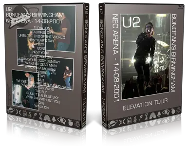 Artwork Cover of U2 2001-08-14 DVD Birmingham Audience