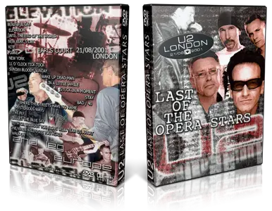 Artwork Cover of U2 2001-08-21 DVD London Audience