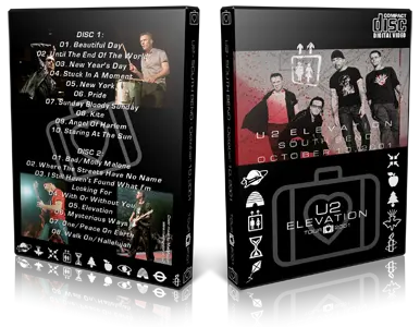 Artwork Cover of U2 2001-10-10 DVD South Bend Proshot
