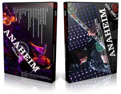 Artwork Cover of U2 2005-04-01 DVD Anaheim Audience