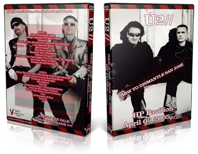 Artwork Cover of U2 2005-04-09 DVD San Jose Audience