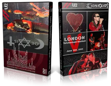 Artwork Cover of U2 2005-06-19 DVD London Audience