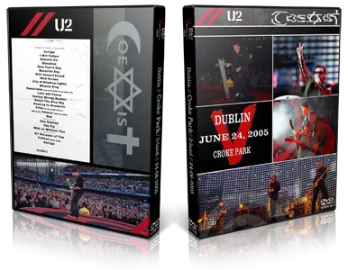 Artwork Cover of U2 2005-06-24 DVD Dublin Audience