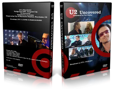 Artwork Cover of U2 2005-06-28 DVD Manchester Proshot