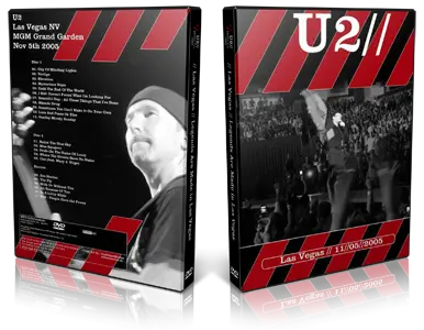 Artwork Cover of U2 2005-11-05 DVD Las Vegas Audience