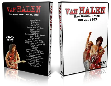 Artwork Cover of Van Halen 1983-01-21 DVD Sao Paulo Proshot