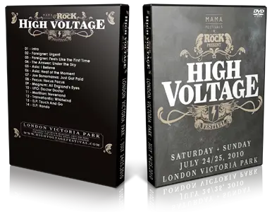 Artwork Cover of Various Artists Compilation DVD High Voltage Festival 2010 Proshot