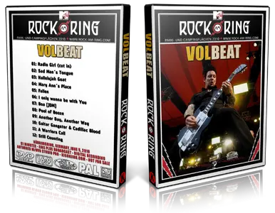 Artwork Cover of Volbeat 2010-06-05 DVD Nurburgring Proshot