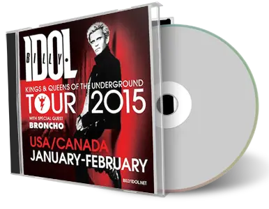 Artwork Cover of Billy Idol 2015-01-31 CD Boston Audience