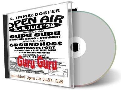 Artwork Cover of Guru Guru 1998-07-03 CD Immeldorf Soundboard