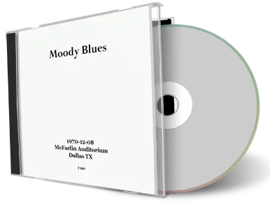 Artwork Cover of Moody Blues 1970-12-08 CD Dallas Audience