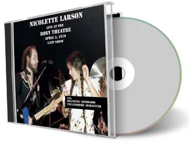 Artwork Cover of Nicolette Larson 1979-04-03 CD Hollywood Audience