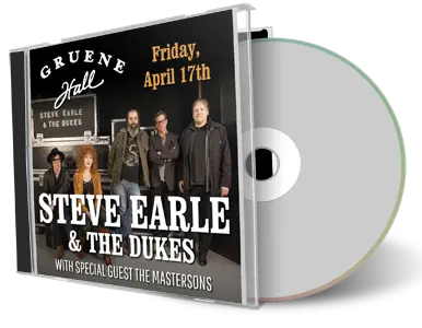 Artwork Cover of Steve Earle 2015-04-17 CD Gruene Audience