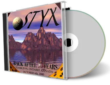 Artwork Cover of Styx 2000-10-06 CD Hamilton Audience