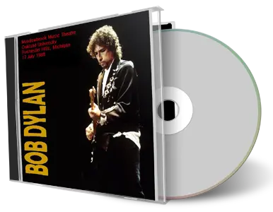 Artwork Cover of Bob Dylan 1988-07-17 CD Rochester Hills Audience